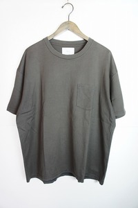 定番 steinシュタイン OVERSIZED POCKET TEE オーバーサイズ Tシャツ 半袖カットソー ST158 灰803N