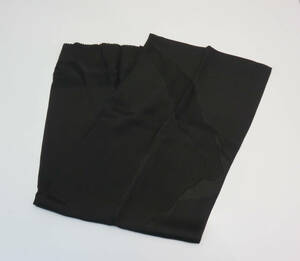 ☆和装小物 帯揚げ 黒 正絹 不祝儀用 黒の帯揚げ 着物 和服 正装 保管品