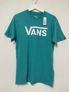 ★定価¥8000★新品タグ付き★ VANS バンズ カラーTシャツ S クラシックフィット グリーン系★