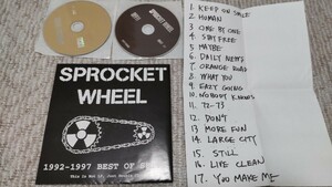 SPROCKET WHEEL CD ハードコア パンク ジャパコア メロコア snuffy smile water closet pizza of death hi-standard fruity sherbet thumb