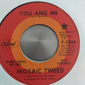 ◆即決◆VERY RARE◆DEEP FUNK CROSSOVER SOUL SWEET SOUL◆◆◆MOSAIC TWEED◆◆◆YOU AND ME / COMIN' HOME◆◆◆ORIGINAL◆