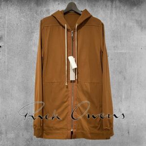 美品 Rick Owens Cotton-Jersey Zip-Up Hoodie リックオウエンス ジップアップ パーカー サイズM 正規品 本物 タグ付き