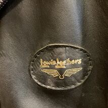希少　70s 80s ルイスレザー　Lewis leather レザージャケット　ライダース　ライダースジャケット レザーブルゾン_画像5