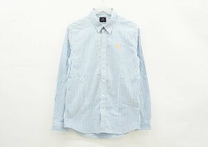 ◇【PS Paul Smith ピーエス ポールスミス】ストライプシャツ ブルー×ホワイト M