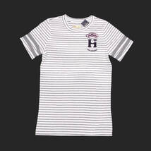 ★SALE★Hollister/ホリスター★アップリケボーダーTシャツ (White/Grey/S)_画像1