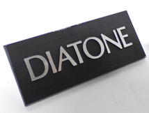 ■DIATONE スピーカー DS-90C サランネット用アルミ エンブレム ロゴバッチ 2枚_画像5