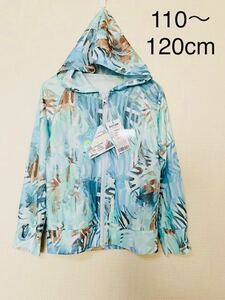  Rush Guard Kids girl pool long sleeve *110 120. sea water . full Zip new goods tag attaching UV prevention 