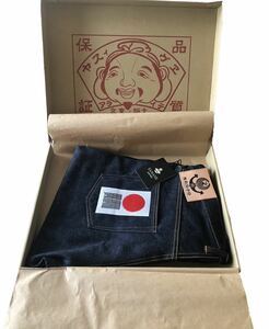 送料込み　即決　未使用　箱付き　EVISU エヴィス 日本遺産 コラボ lot2000 限定100本　舞鶴鎮守府 デニム ジーンズ　サイズW40×32