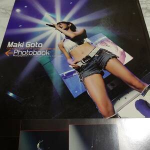 初版 カードスタイルポスター付き 後藤真希写真集 Maki Goto Photobook Concert Tour 2004 Spring 真金色に塗っちゃえ! モーニング娘。 