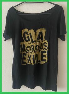 【レア・美品・フリーサイズ・早い者勝ち】EXILE Tシャツ（ブラック）