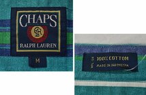 【【CHAPS】チャップス【ラルフローレン】POLO RALPH LAUREN 【青紺ストライプ】半袖ボタンダウンシャツ サイズＭ CD1609-4-50-CH11_画像2