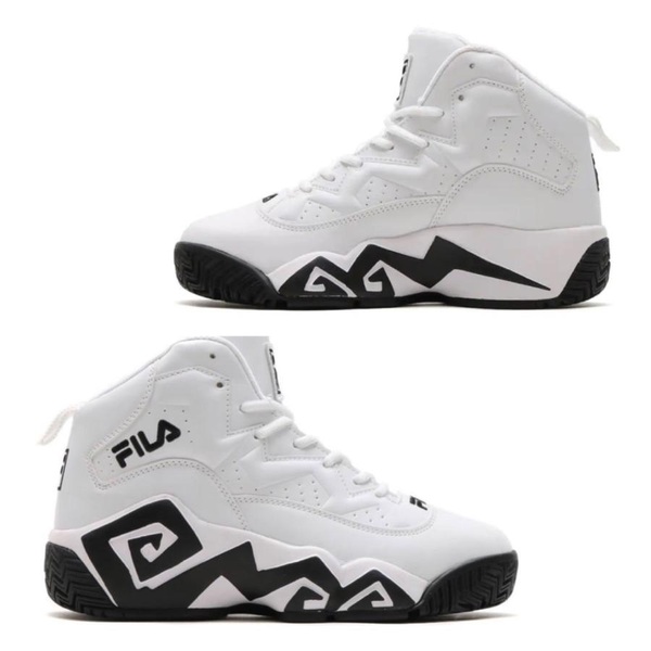 ☆正規品新品☆FILA MASHBURN MB フィラ マッシュバーン ホワイト 27.5cm スニーカー シューズ FHE102/USS23007 ハイカット ユニセックス