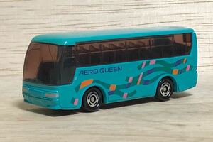 赤箱 トミカ 1 三菱ふそう エアロクイーン 観光バス ブルー 青 エアロクィーン エアロバス エアロ MS MS8 FUSO AERO QUEEN bus バス 模型