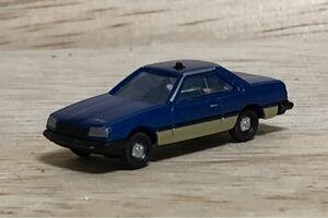  The * car collection 2. Secret Nissan Skyline R30 mask patrol car blue blue 1/150 car kore minicar model patrol car car 