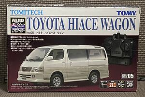 未開封 エアロアールシー トヨタ ハイエース ワゴン 100系 ホワイト 白 ラジコン H100系 HIACE トミー エアロRC TOMY TOMITECH プラモ 絶版