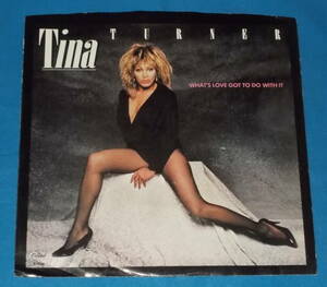 ☆7inch EP★US盤●TINA TURNER/ティナ・ターナー「What's Love Got To Do With It/愛の魔力」80s名曲!●