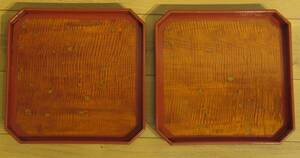  cooking. picture frame [. peach pair tray 2 customer pair (32×32cm).. wooden ..]...... lacquer paint root . tray old .. arrow part tray . tree tray sake cup and bottle Japan cooking peace. cooking . stone cooking 