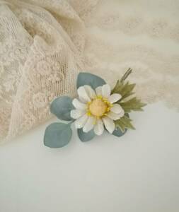  dyeing cloth flower * Margaret . eucalyptus. corsage 
