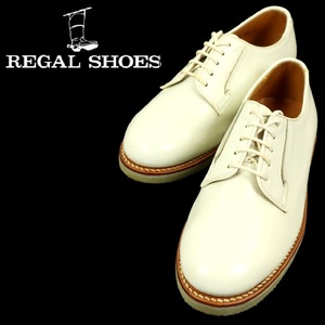 [S2828][ ultimate beautiful goods ]REGAL Reagal leather shoes business shoes plain tu all leather lady's size 24.