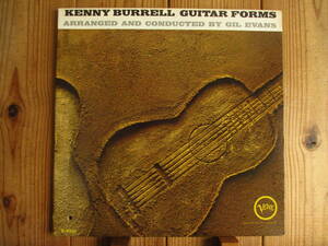 オリジナル / Kenny Burrell / ケニーバレル / Guitar Forms / Verve Records / V-8612 / US盤 / 黒T / VAN GELDER刻印