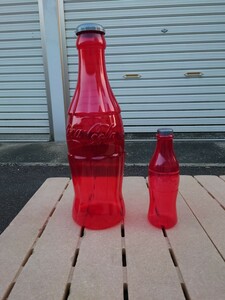 コカ・コーラ ボトル バンク BIGサイズ貯金箱 大小まとめ売り 赤 Red 中古 インテリア Coca-Cola Bottle Bank Lサイズ Sサイズ