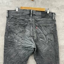 Levi's512TM ブラック ジップフライ デニムジーンズパンツ W36L32 実寸W37in 赤タブ 28833-0060 USA 海外輸入 古着 LK10491_画像4