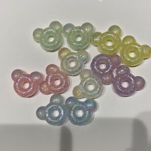 ねずみ型蓄光ビーズ