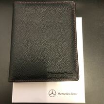 箱付き未使用★Mercedes-Benz メルセデスベンツ/レザー　牛革　オリジナル　パスポートケース　純正　ノベルティ★非売品_画像1