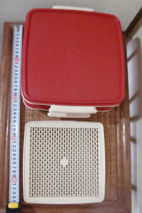 Tupperware tapper wear duckboard attaching 2 step lunch box preservation container present condition goods ③