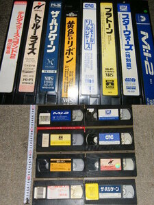 x品名x ビデオVHS 映画 デルタフォース コマンド2 トゥルーライズSWプラトーン黄色いリボン スモール ソルジャーズ他.各種=8本まとめセット