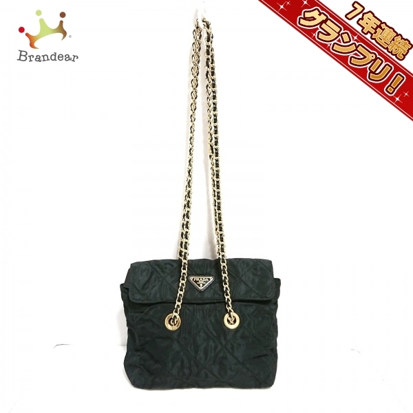 ヤフオク! -「prada プラダ ナイロン チェーンショルダーバッグ」の