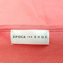 エポカザショップ EPOCA THE SHOP 半袖セーター サイズ38 M - レッド レディース クルーネック/レース トップス_画像3