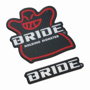 BRIDE ブリッド Door Handle Protector ドアハンドルプロテクター ホールディングモンスター ＆ BRIDEロゴ 各2枚入り (HSDHP1