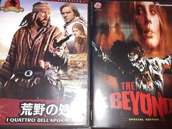DVD 残虐描写でカルトな信者を持つルチオ・フルチ監督映画「荒野の処刑」「ビヨンド」