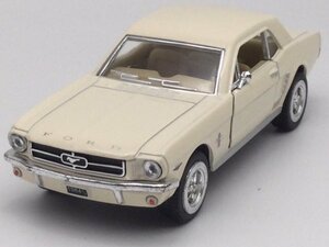 1台売り 白 1/36　1964 初代 フォード マスタング ミニカー アメ車 Aカー レトロ アンティーク 外車