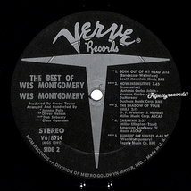 【レコード/***】WES MONTGOMERY /THE BEST OF WES MONTGOMERY (V6-8714)_画像4