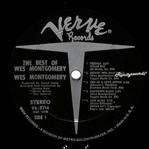 【レコード/***】WES MONTGOMERY /THE BEST OF WES MONTGOMERY (V6-8714)_画像3