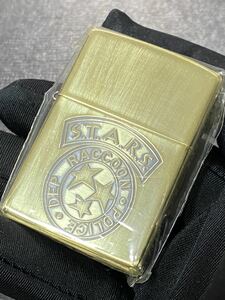 zippo BIOHAZARD S.T.A.R.S GOLD 特殊加工 3面デザイン 希少モデル 2022年製 バイオハザード ゴールド