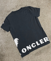 MONCLER MAGLIA T-SHIRT モンクレール マグリア Tシャツ サイズ14A ジュニア ブラック 黒_画像2