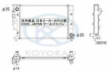 スバル サンバー トラック S500J S510J ラジエーター MT用 社外新品 熱交換器専門メーカー KOYO製 ラジエター 事前適合お問合せ必須_画像4