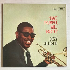 LPA22343 ディジー・ガレスピー DIZZY GILLESPIE / ハヴ・トランペット、ウィル・エキサイト 国内盤LP 盤良好