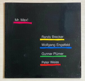 LPA22339 ランディ・ブレッカー RANDY BRECKER / MR. MAX ! 輸入盤LP 盤良好 ドイツ