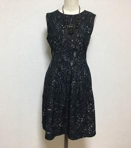 美品★BCBGMAXAZRIA　ニットジャージ生地　ワンピース　XXS　