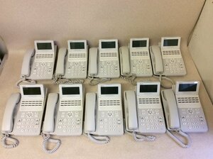 NTT A1-(18)STEL-(1)(W) 10台セット 置型電話機【保証付/即日出荷/当日引取可/大阪発】
