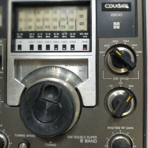 【レトロ人気】National Panasonic COUGAR RF-2200 ナショナル パナソニック クーガー 短波ラジオ 音声 電波 昭和 レトロ アンティークの画像2