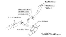 個人宅発送可能 柿本 マフラー Class KR Singleセンター付 SUBARU レヴォーグ 5BA-VNH 4BA-VN5 4WD CVT スバル カキモト (B71361S)_画像2