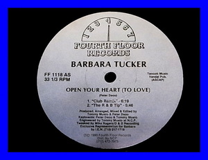 Barbara Tucker/Open Your Heart (To Love)/US Original/5点以上で送料無料、10点以上で10%割引!!!/12'