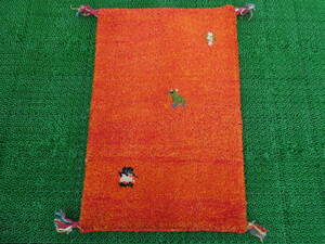 ギャッベ◆ペルシャ絨毯◆アンティーク 家具◆北欧◆骨董◆茶道 華道◆ 【ｊ-ＭＥ６１】