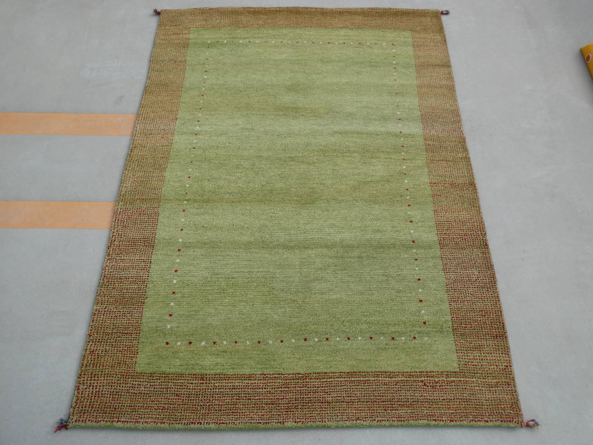 ペルシャ絨毯 ギャッベ 手織り 1.980×1.420cm-