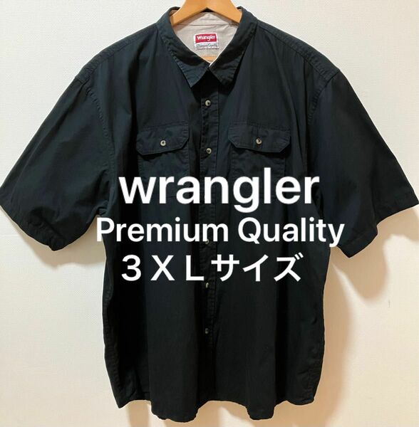 wranglerラングラー Premium Quality　プレミアム　クオリティ　半袖ワークシャツ　オーバーサイズ　ゆるダボ